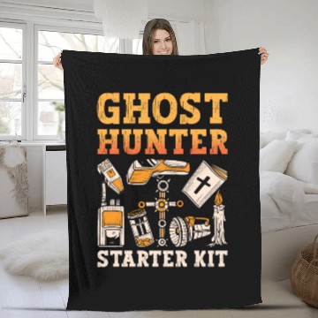 Discover Ghost Hunter Starter Kit Paranormal Ghost Hunting Fleece Blankets