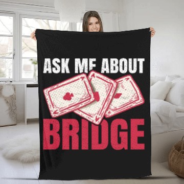 Discover Ask me about bridge Design for a Bridge Nerd Fleece Blankets