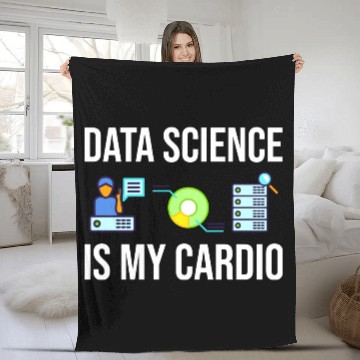 Discover Data Scientist Analyst Statistic Beginner Science Fleece Blankets