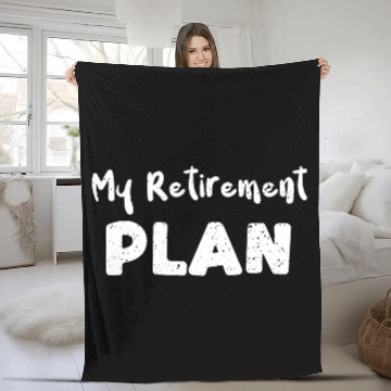 Discover My Retirement Plan - Guitar Fleece Blankets