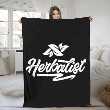 Discover Herbalist Herbs Herb Herbalism Gardening Fleece Blankets