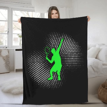 Discover tennis Fleece Blankets