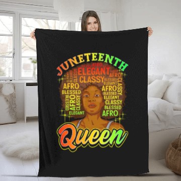 Discover Juneteenth Black History Day Pride Gift Fleece Blankets