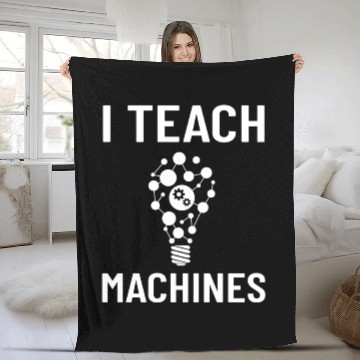 Discover Machine Learning Engineering Algorithm AI Beginner Fleece Blankets