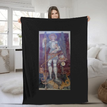 Discover Saint Michael Fleece Blankets