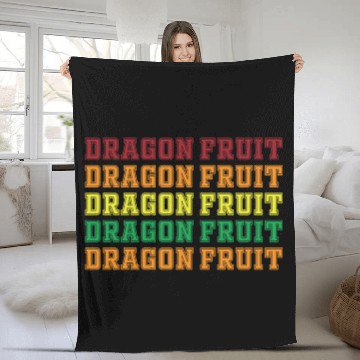 Discover Dragon Fruit Fleece Blankets