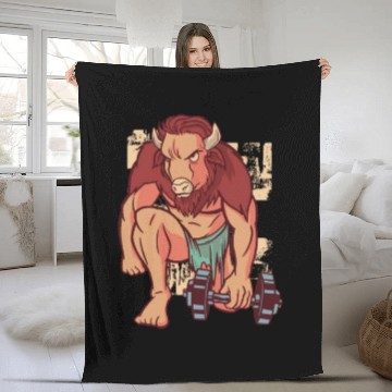 Discover Muscle Buffalo Fleece Blankets