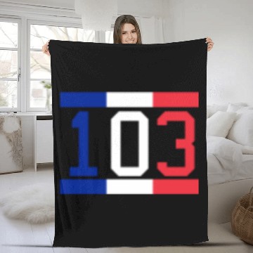 Discover France French 103 National Flag Fleece Blankets