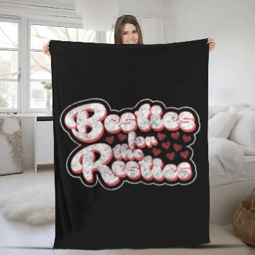 Discover Friends Love Sister Trust Fleece Blankets