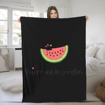 Discover you are one in a melon Fleece Blankets