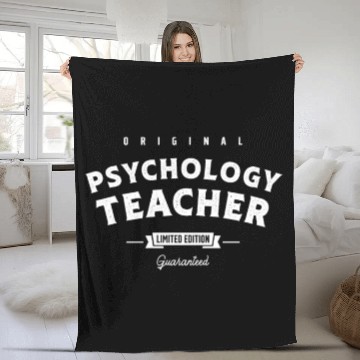 Discover Psychology Teacher Funny Job Title Profession Fleece Blankets