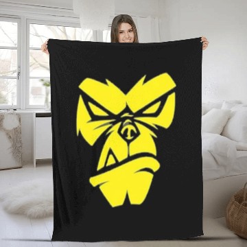 Discover VEGAN Gorilla Fleece Blankets
