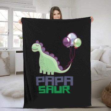 Discover PAPA SAUR, Father's Day Fleece Blankets