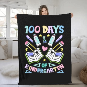 Discover 100 Days Of Kindergarten Sayings Sweet Team Cute Fleece Blankets