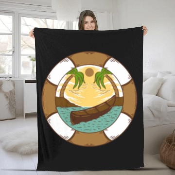 Discover WELCOME TO OUR PARADISE Fleece Blankets