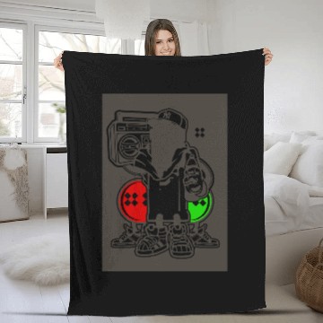 Discover Chocolate Squad Fleece Blankets
