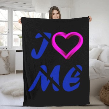 Discover love / i love me / fall in love Fleece Blankets