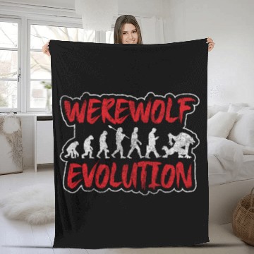 Discover Werewolf Night Animal Game Fleece Blankets