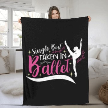 Discover Ballet Ballerina Dance Dancer Dancing Ballet Gift Fleece Blankets