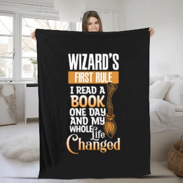 Discover Sorcerer Illusion Nerd Fleece Blankets