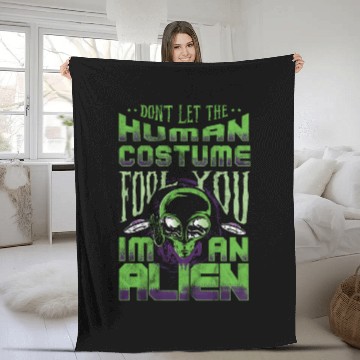 Discover Alien Fleece Blankets Ufo Extraterrestrial Children Mars