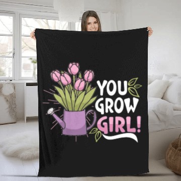 Discover Gardening Plants Gardener Plantation Nature Gift Fleece Blankets