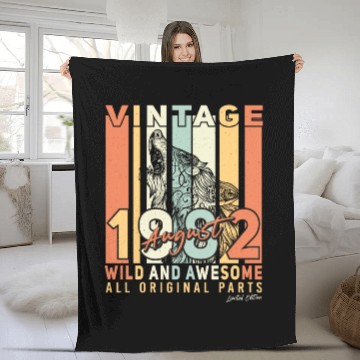 Discover 40th Anniversary Of August 1982 Fleece Blankets