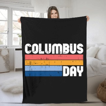Discover Columbus Day Italian Pride Fleece Blankets