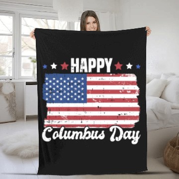 Discover Columbus Day Italian Pride Fleece Blankets