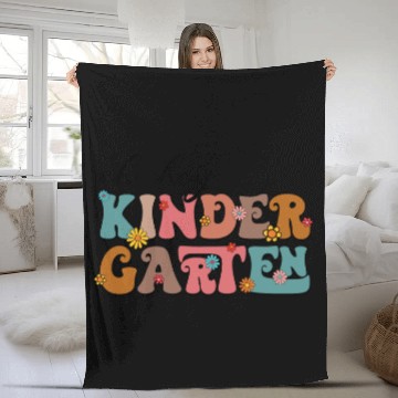 Discover Oh Hey Kindergarten Kinder Teacher Fleece Blankets
