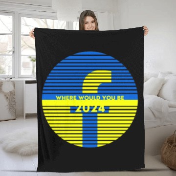 Discover New design in solidarity with Ukraine WHERE WOULD Fleece Blankets