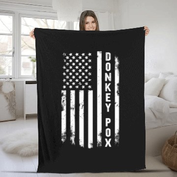 Discover Donkey Pox Fleece Blankets