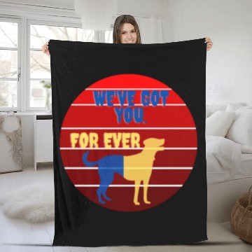 Discover New Design My Cute Dog Solidarity with Ukraine Fleece Blankets