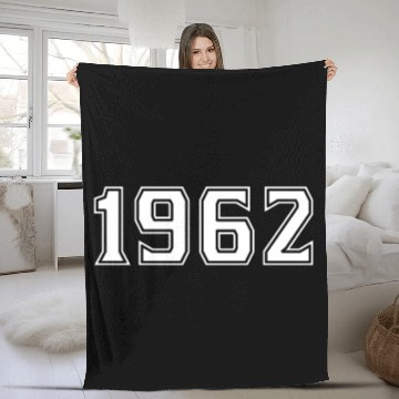 Discover 1962 Year In White Fleece Blankets