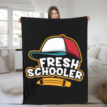 Discover Preschool Kids Back to School Fresh Schooler Fleece Blankets