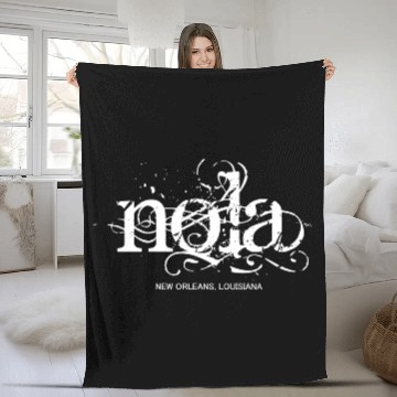 Discover NOLA New Orleans Fleece Blankets
