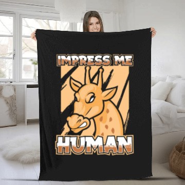 Discover Giraffe Fleece Blankets