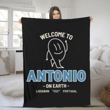 Discover Antonio: Unusual Fleece Blankets for women, men, children