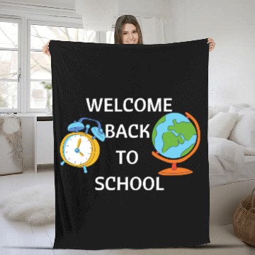 Discover Welcome Back To School Teacher Life Preschool Fleece Blankets