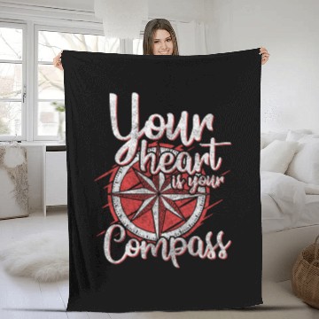 Discover Travel Sailing Ship Sailboat Lifestyle Fleece Blankets