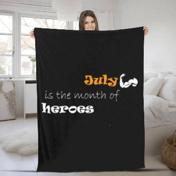 Discover american independence day Fleece Blankets