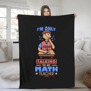 Discover Mathematics math mathematician math teacher gift Fleece Blankets