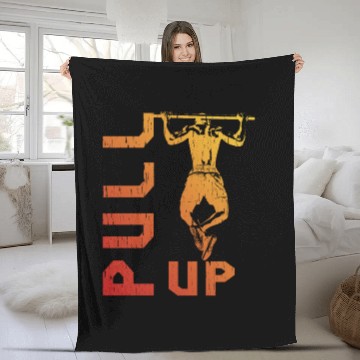 Discover Pull Up - Street Workout Fleece Blankets