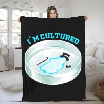 Discover Microbiology Biology Teacher - Cultural Awareness Fleece Blankets