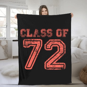 Discover GRADUATION 1972 class of 1972 Fleece Blankets