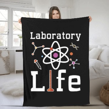 Discover Laboratory Life Science Medical Technologist Fleece Blankets