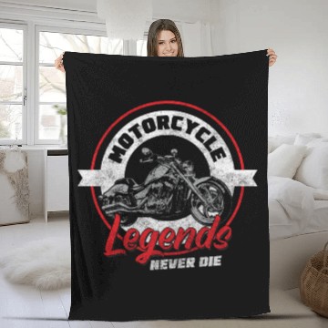 Discover Biker Hard Rock Racing Sport Fleece Blankets