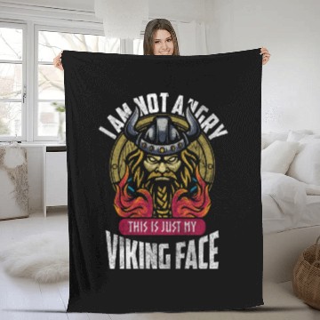 Discover Vikings Mythology Valhalla People Fleece Blankets