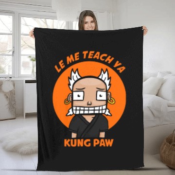 Discover Let me Teach you kung fu Fleece Blankets
