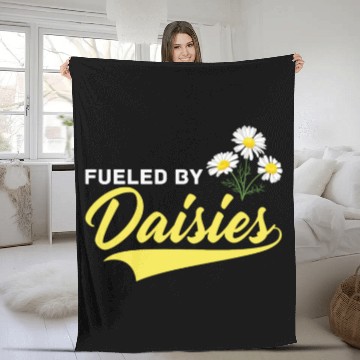 Discover Daisy Garden Gardening Gardener Fleece Blankets